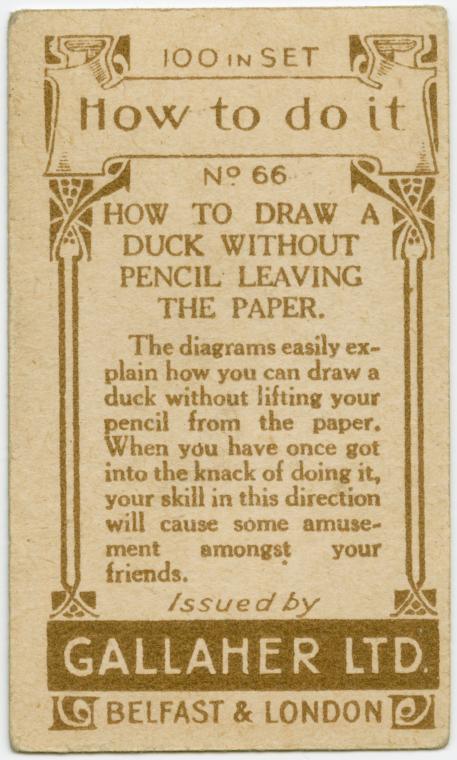 Drawing a duck