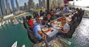 Weird restaurants, dinner in the sky