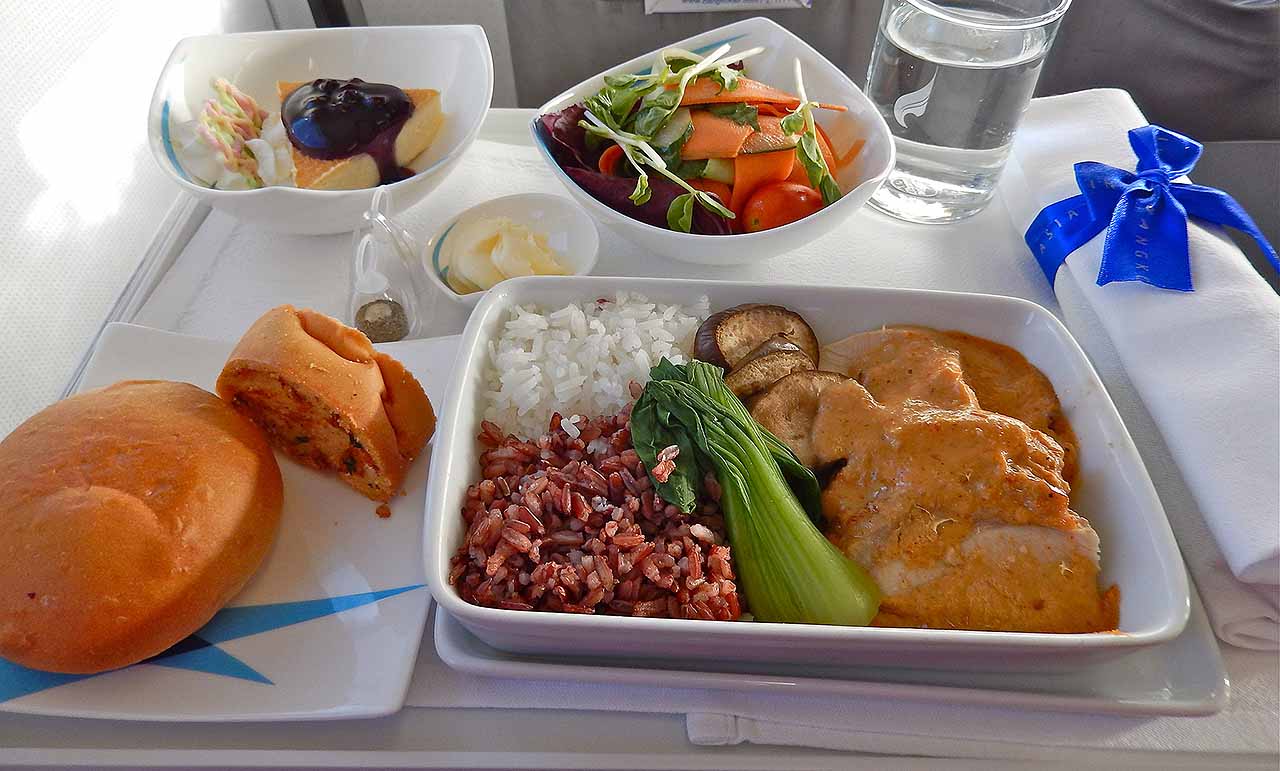 Airplane food, bland, air pressure