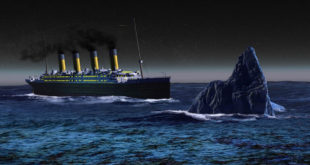 Titanic, sinking, iceberg