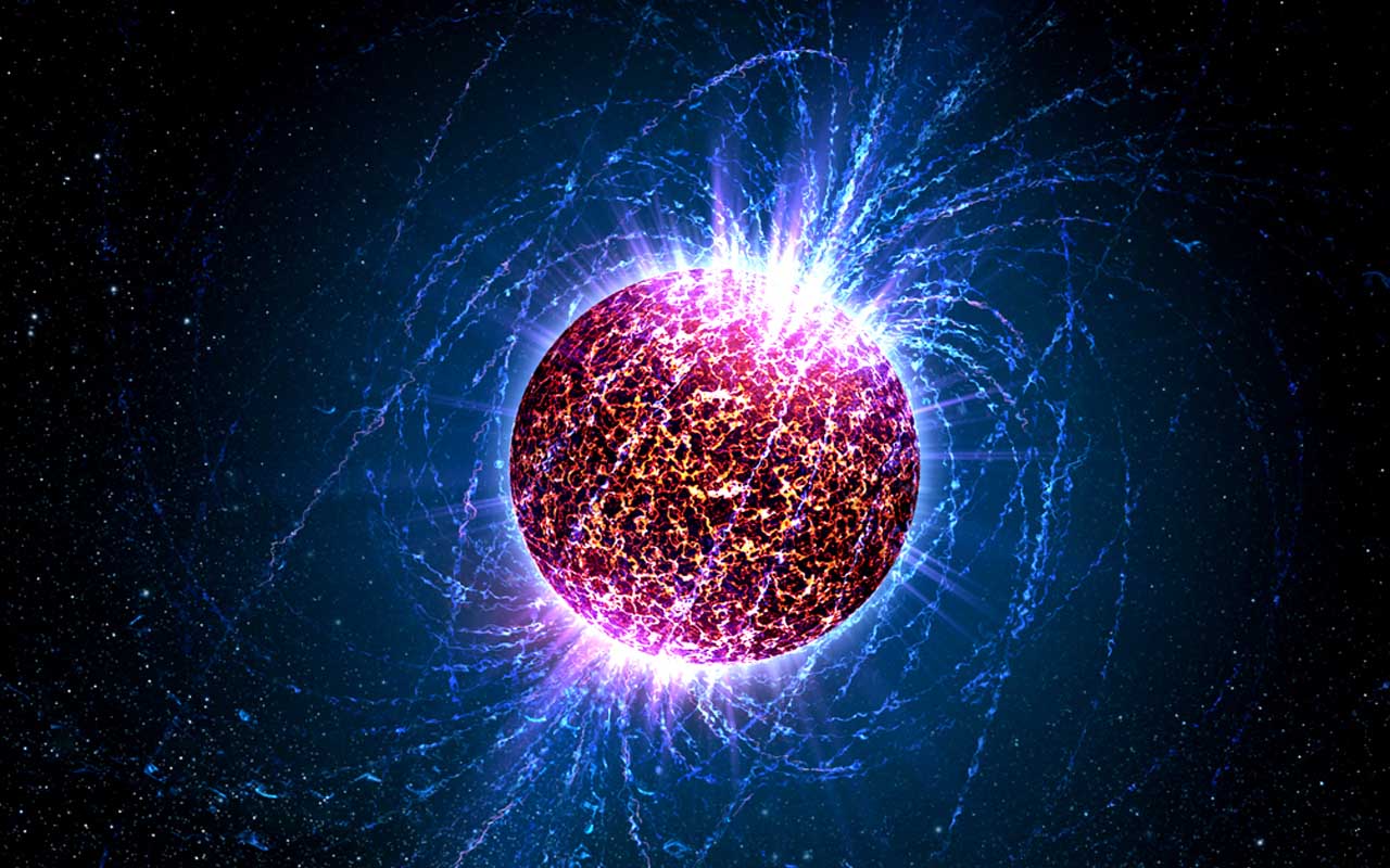neutron star, space, universe