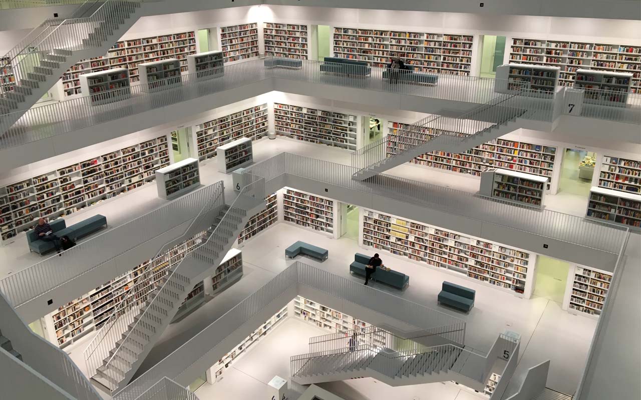 Stadtbibliothek, Stuttgart, Deutschland
