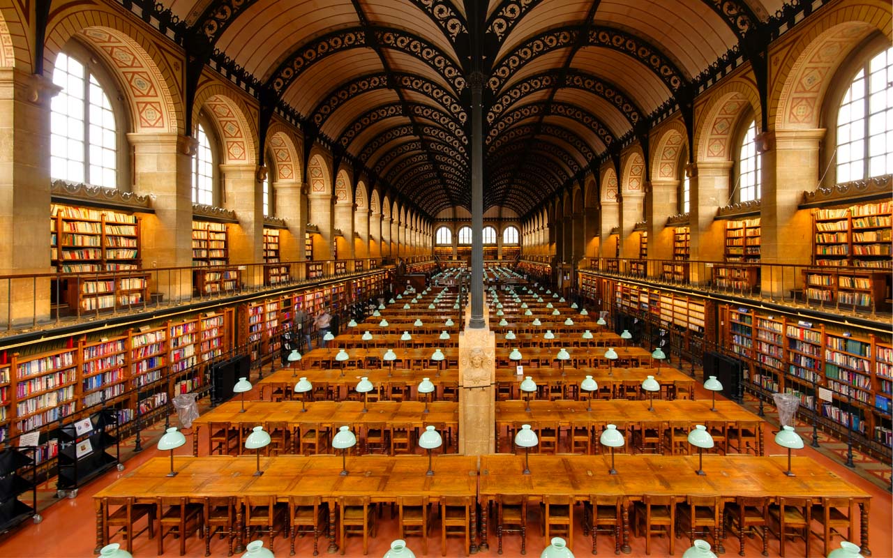 Bibliothéque Sainte-Geneviéve, Paris, France