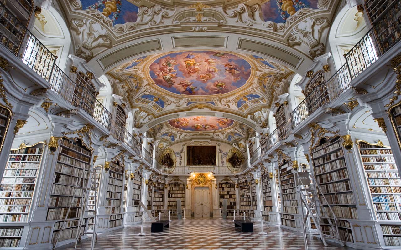 Bibliothek, Austria, Stift Admont