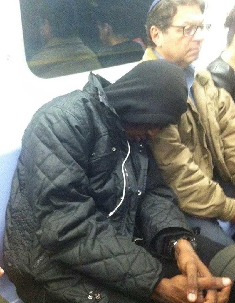 subway, people, sleeping, life