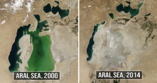 Aral sea, China, transforming, NASA, science, facts