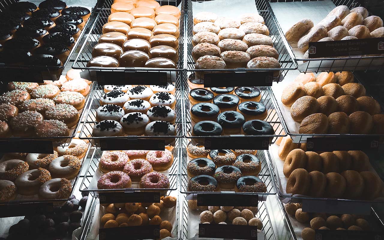 donuts, objects, facts, life, people, food, knowledge