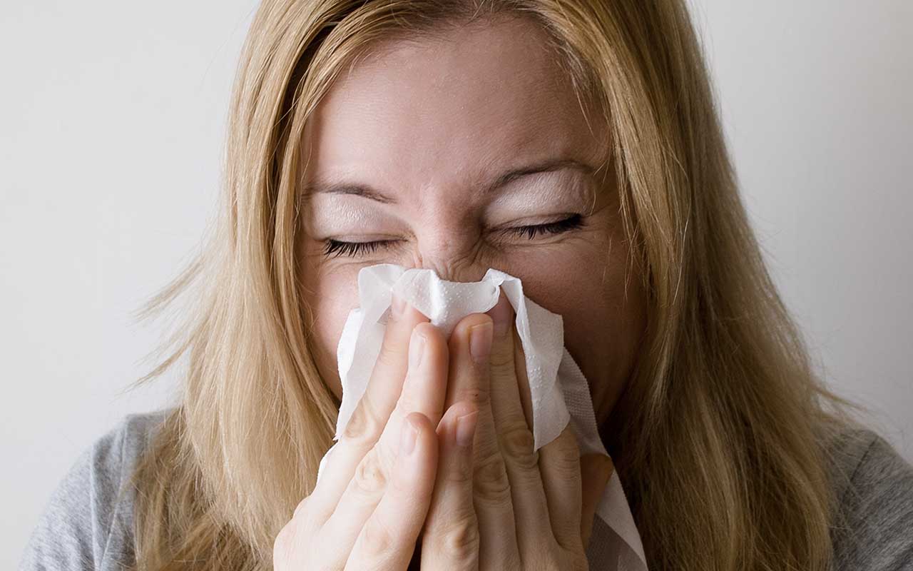blowing nose, sneezing, cold, flu, people, rude, gesture