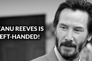 Keanu Reeves, celebrities, facts, left-handed, science